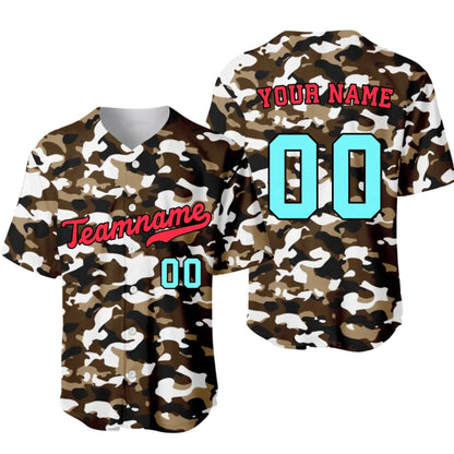 Custom Camo Baseball Jersey – Personalized Baseball Jersey with Team Name & Number-1