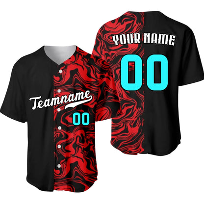 Custom Baseball Jersey – Personalized Baseball Marble Jersey with Your Name & Number-4