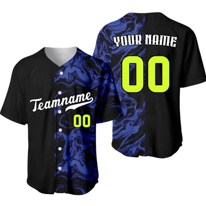 Custom Baseball Jersey – Personalized Baseball Marble Jersey with Your Name & Number-5