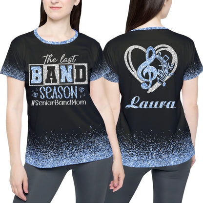 Personalized Glitter Senior Band Mom Shirt – Custom Senior Marching Band Mom Shirt-2