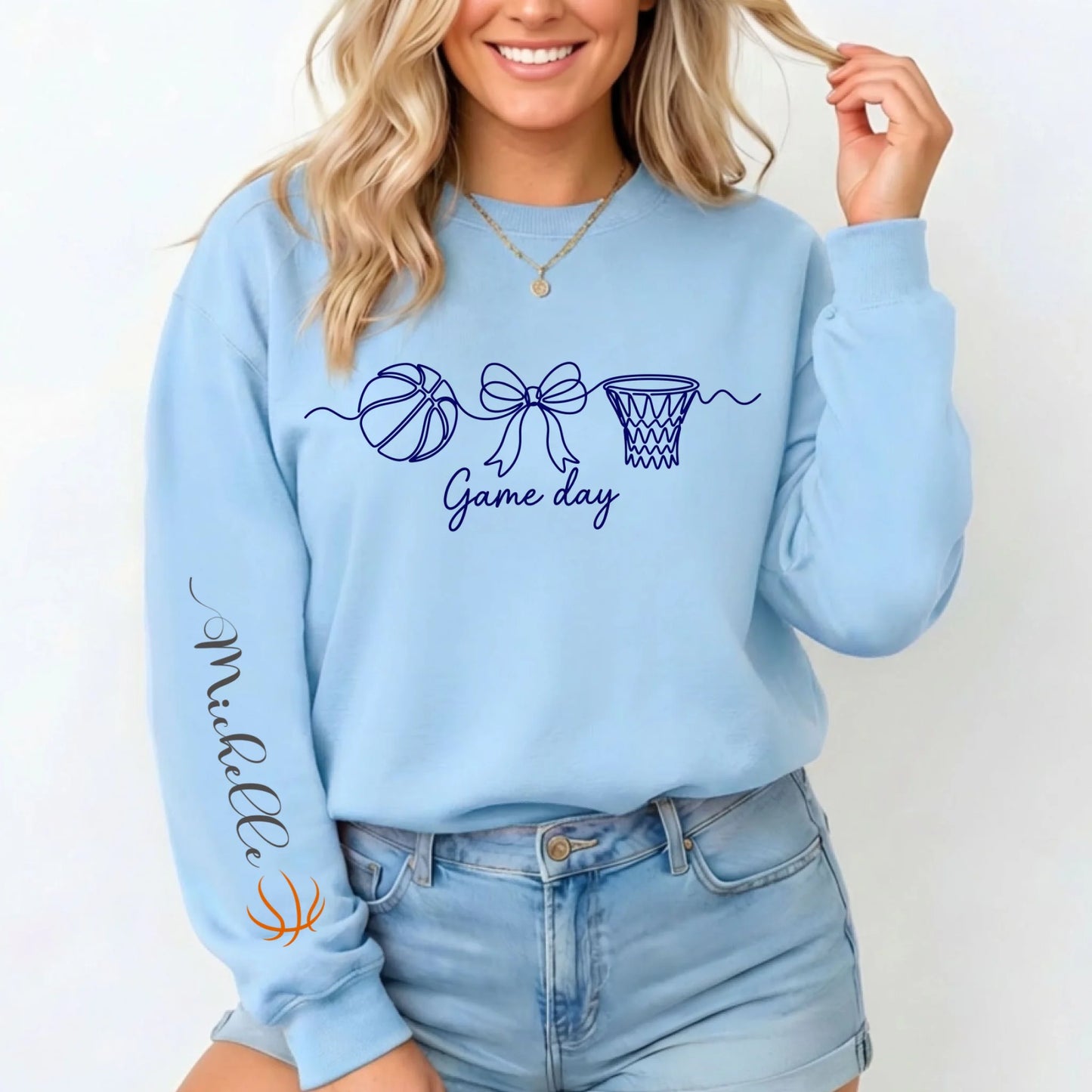 Light Blue Sweatshirt