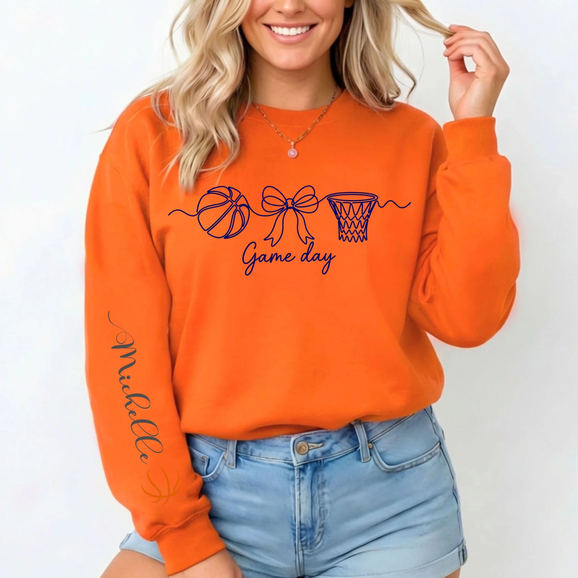 Orange-Sweatshirt