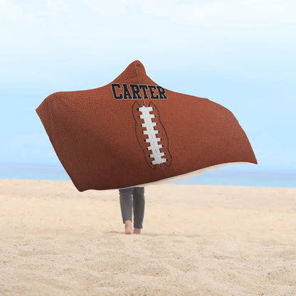 Football Hooded Blanket-4