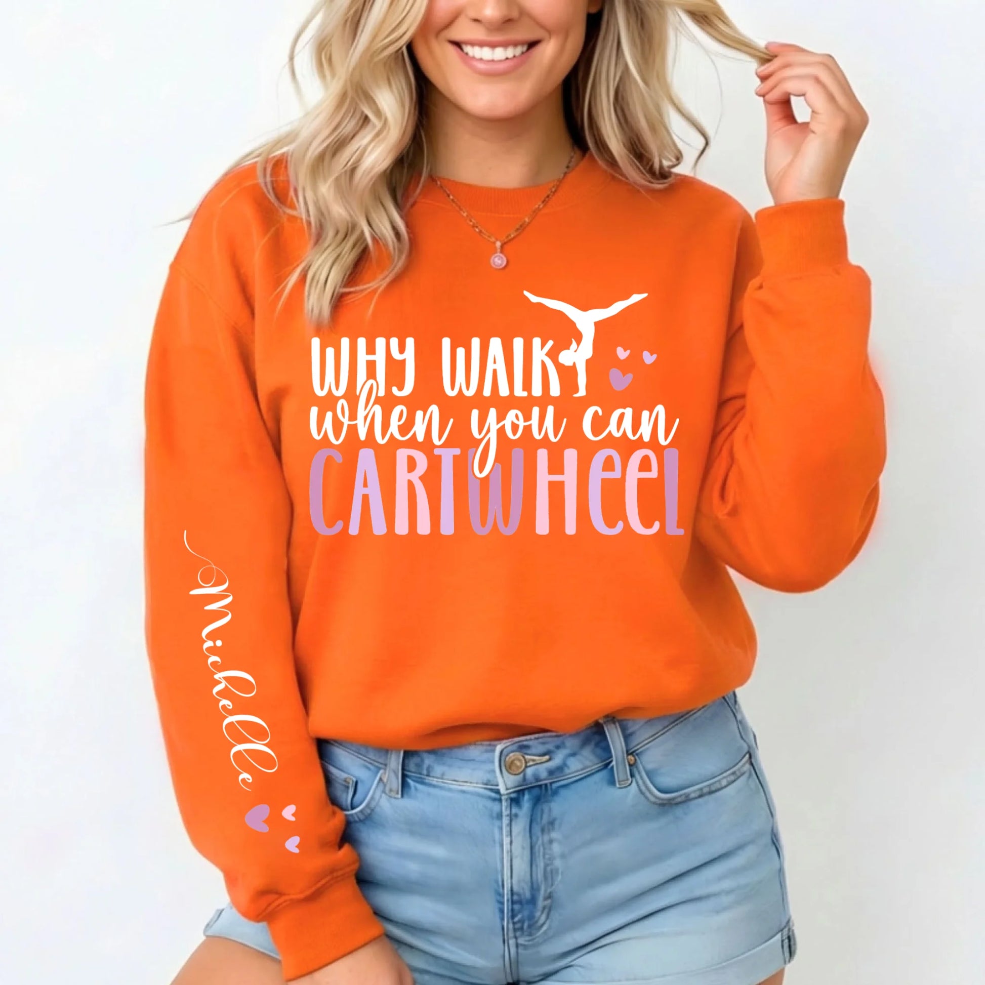 Orange-Sweatshirt