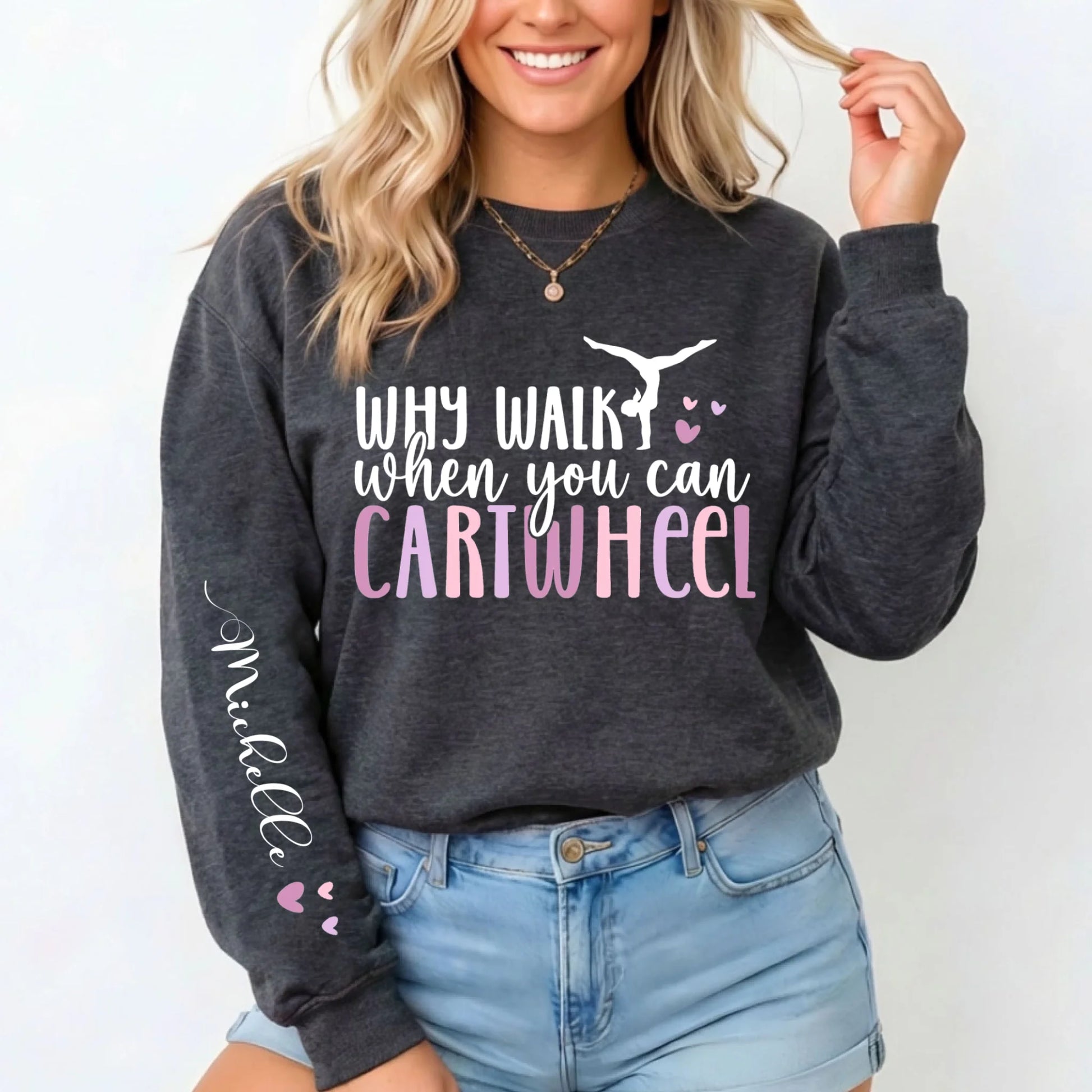 Dark Heather Grey Sweatshirt