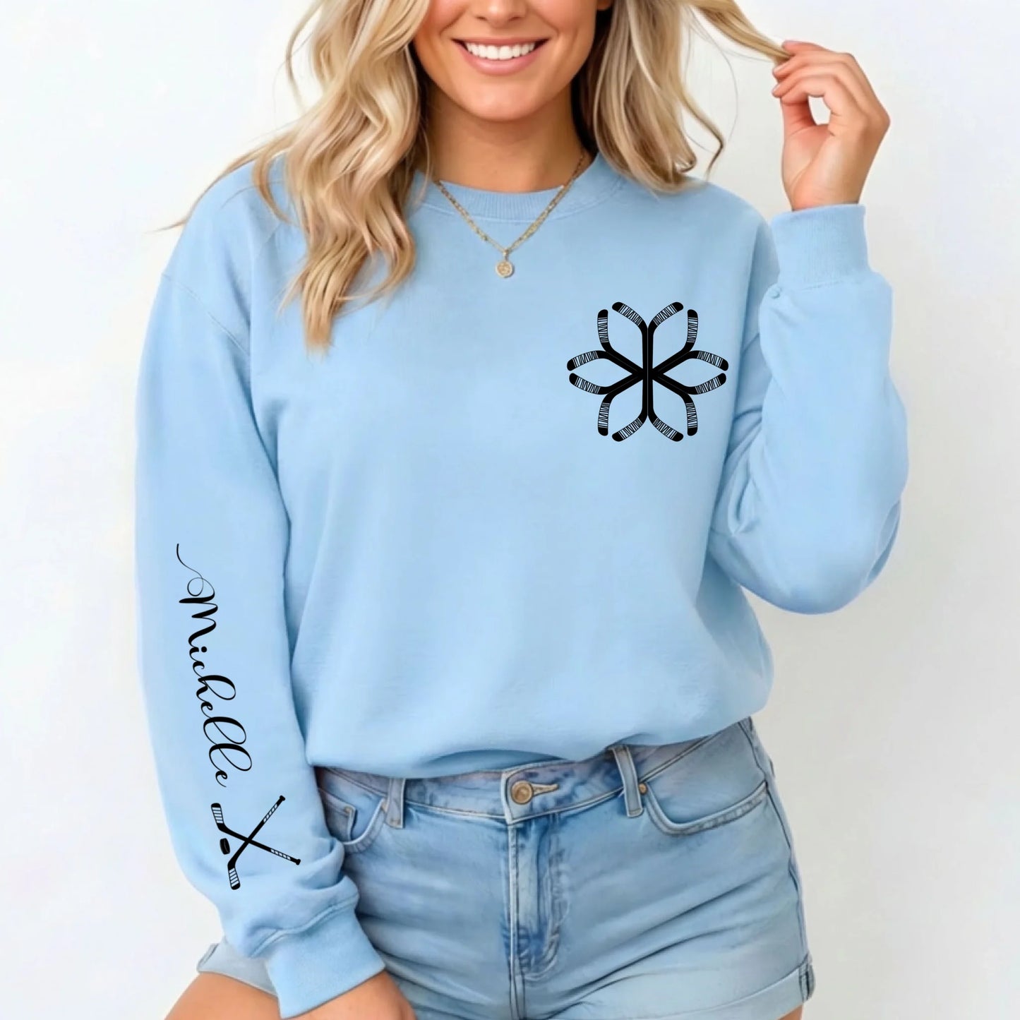 Light Blue Sweatshirt