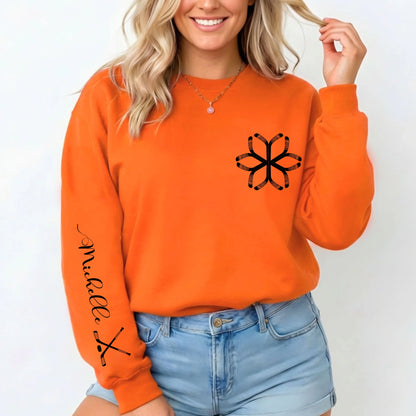 Orange-Sweatshirt