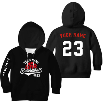 Kids Black Hoodie