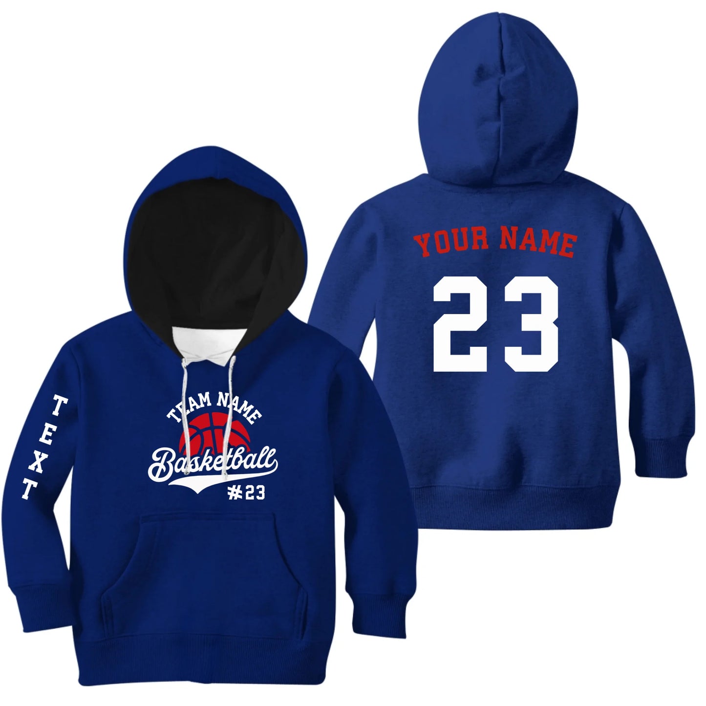 Kids Hoodie-Navy