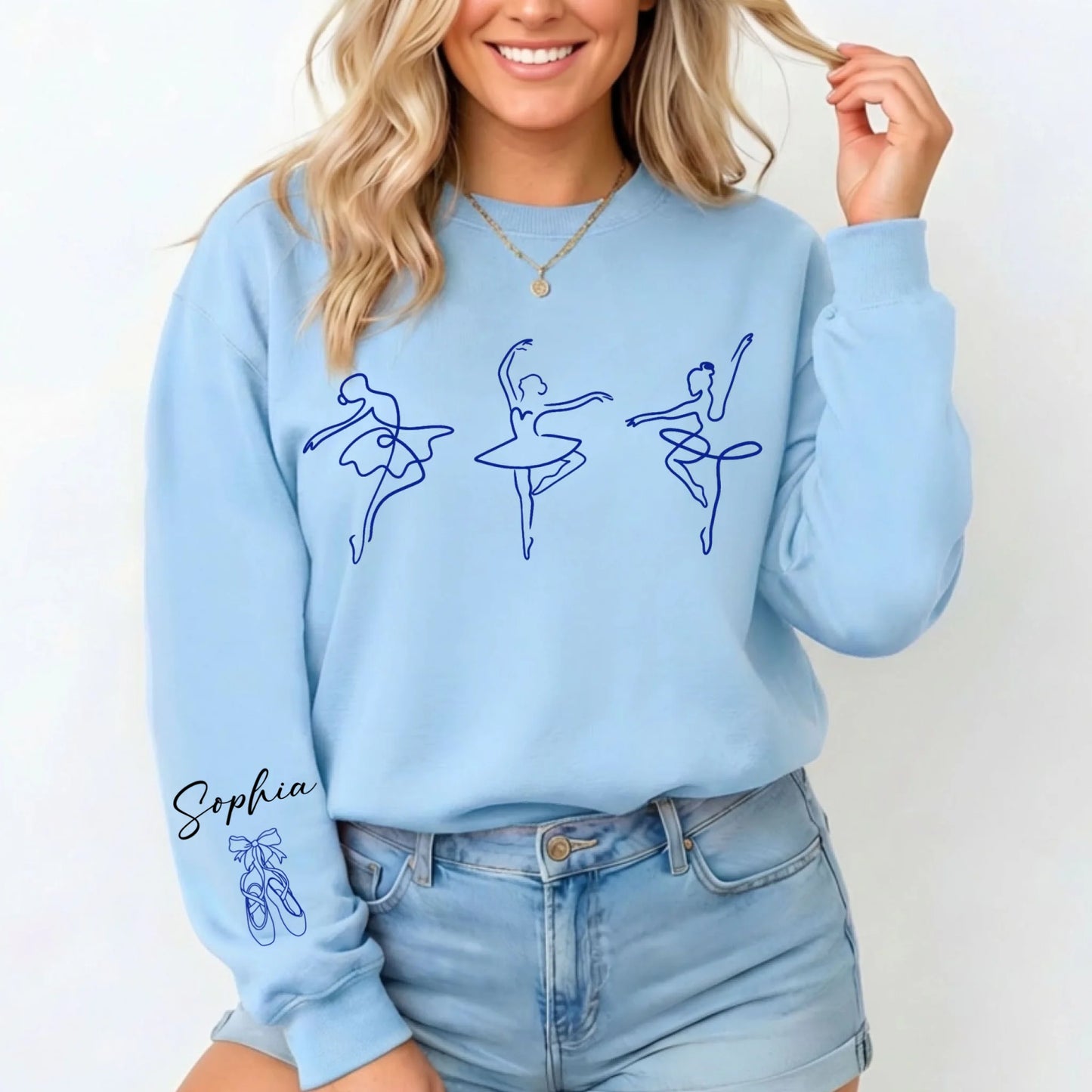 Light Blue Sweatshirt