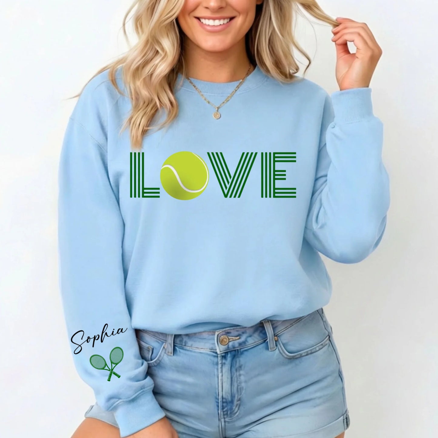Light Blue Sweatshirt