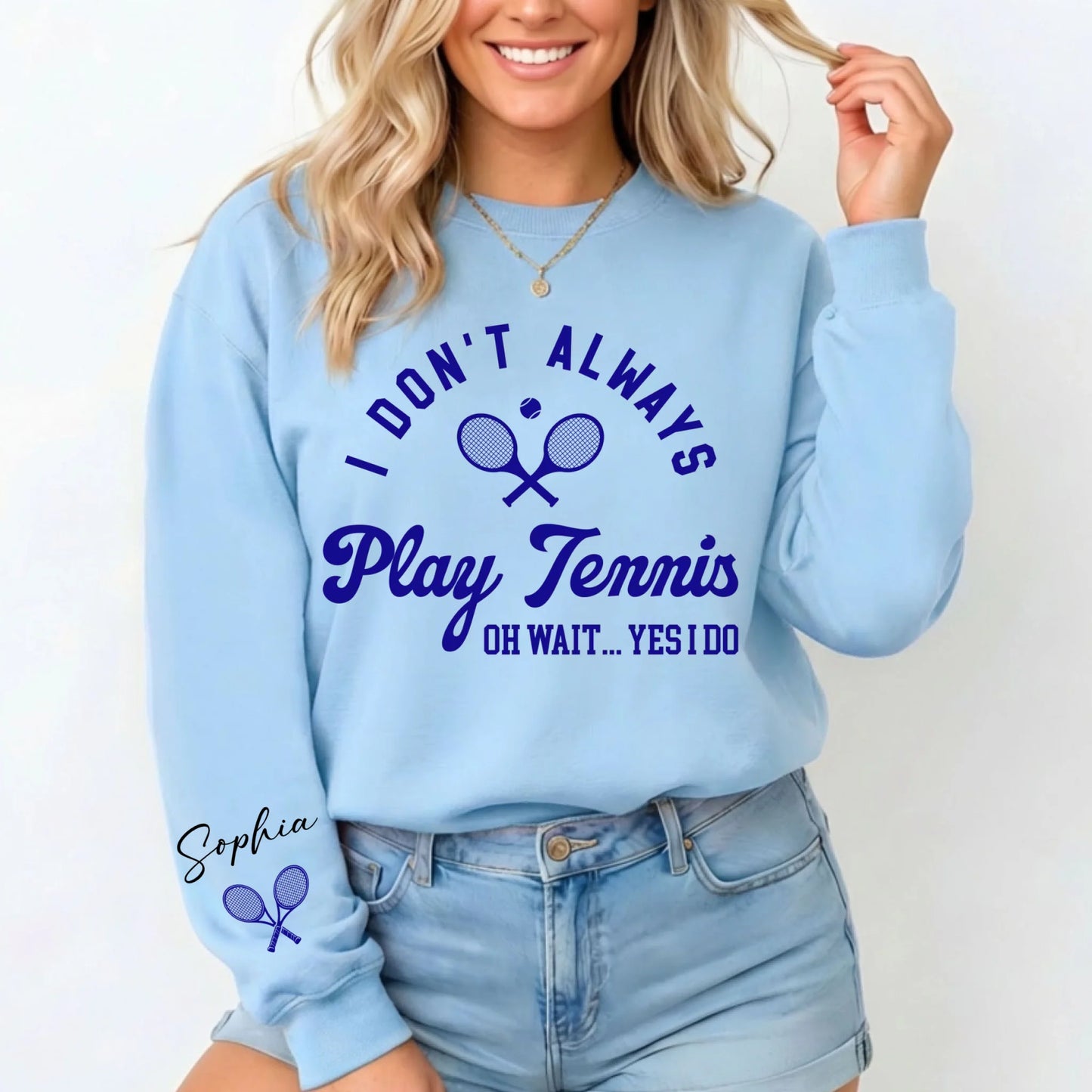 Light Blue Sweatshirt