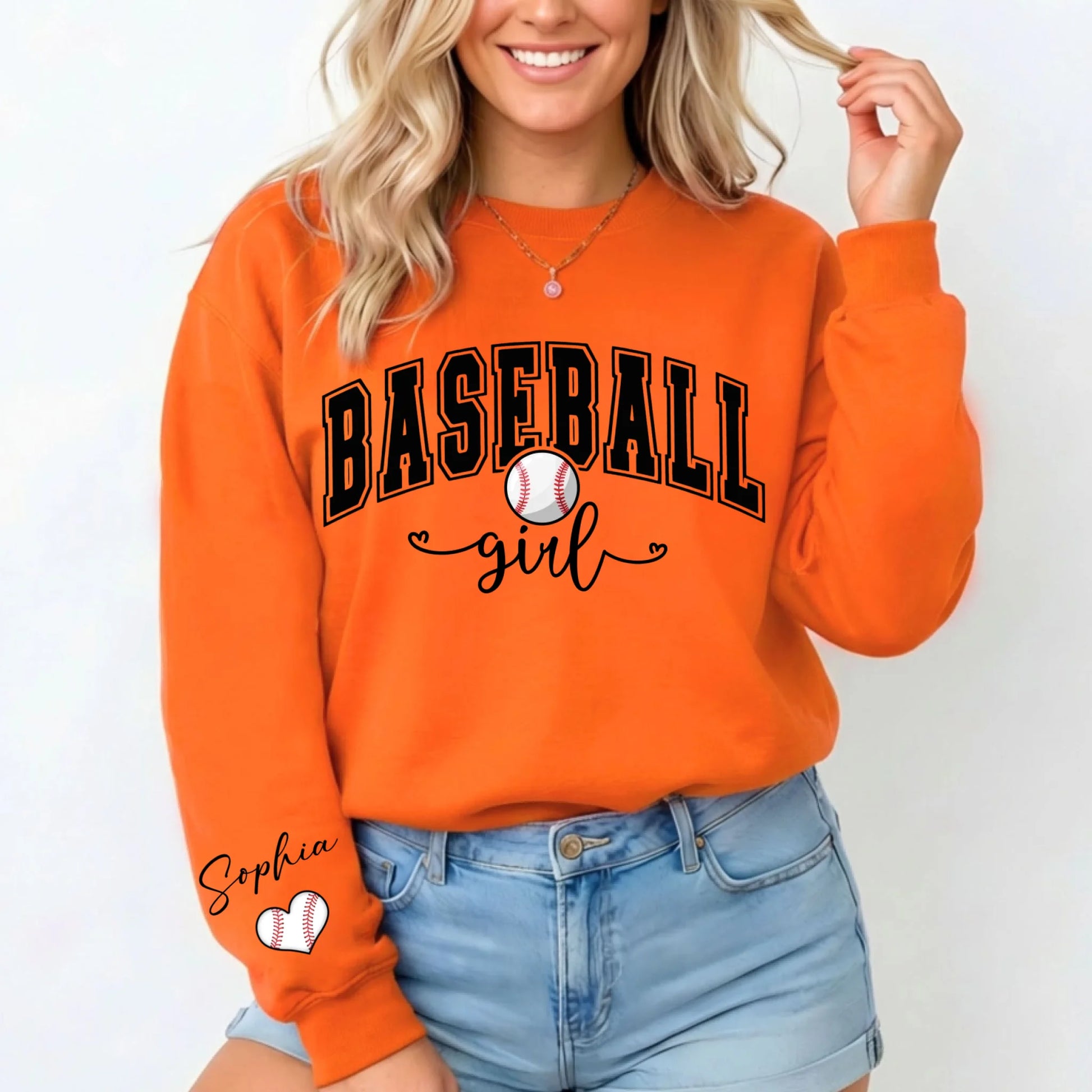 Orange-Sweatshirt
