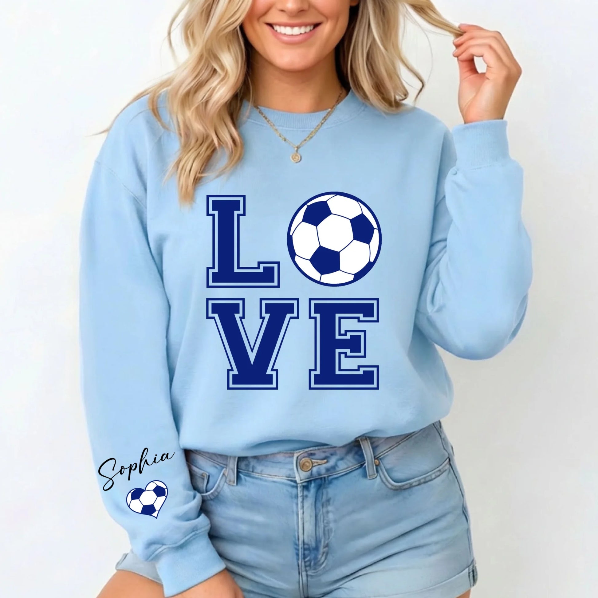 Light Blue Sweatshirt