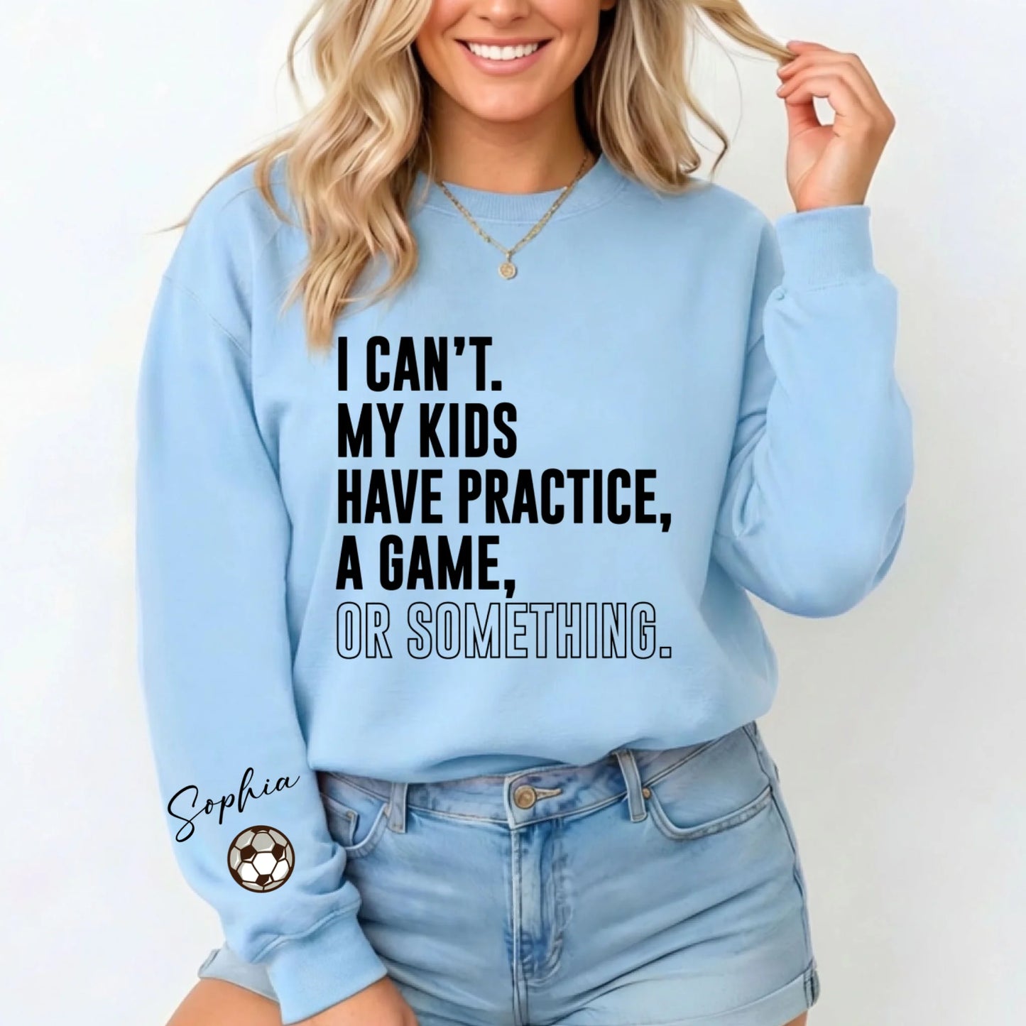 Light Blue Sweatshirt