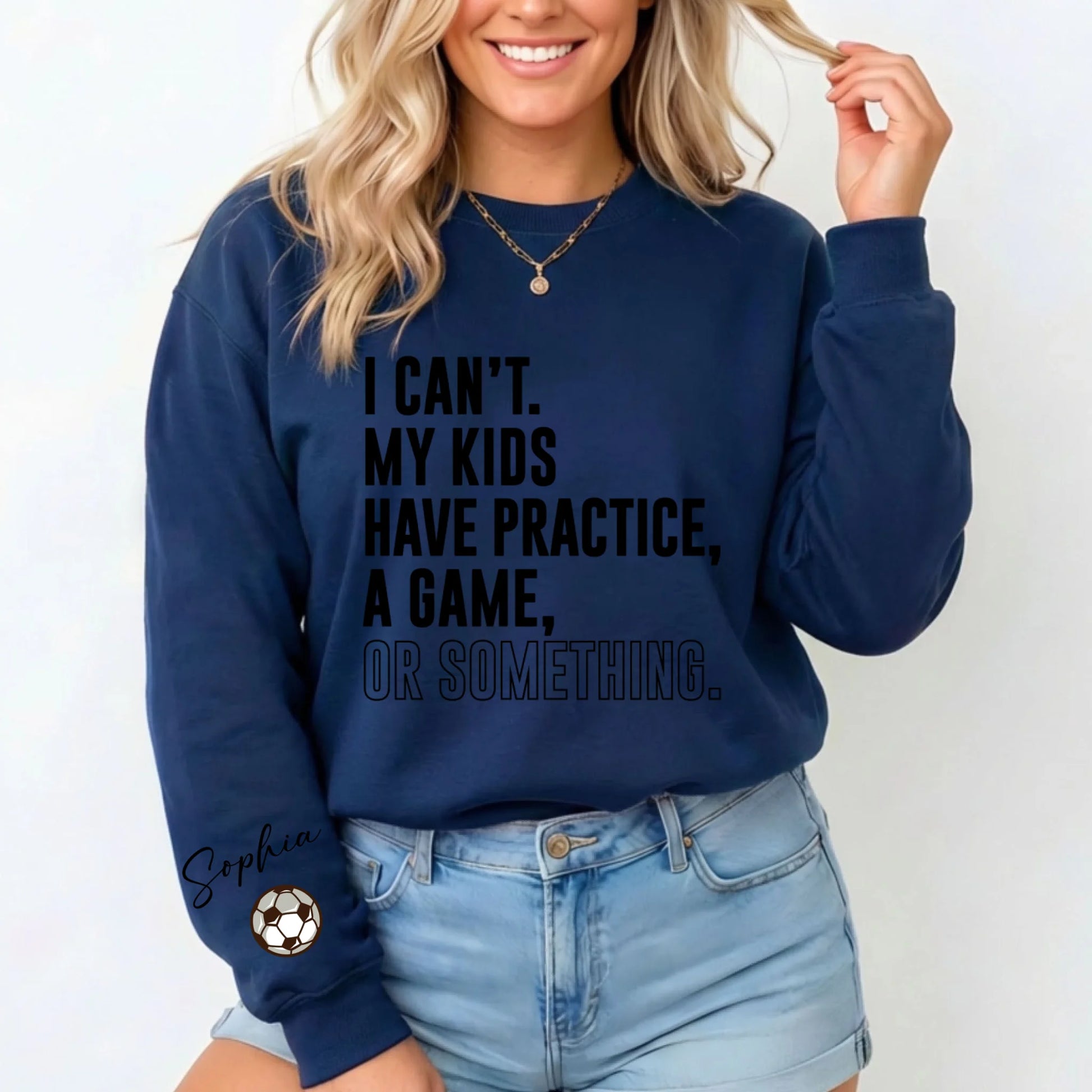 Navy-Sweatshirt