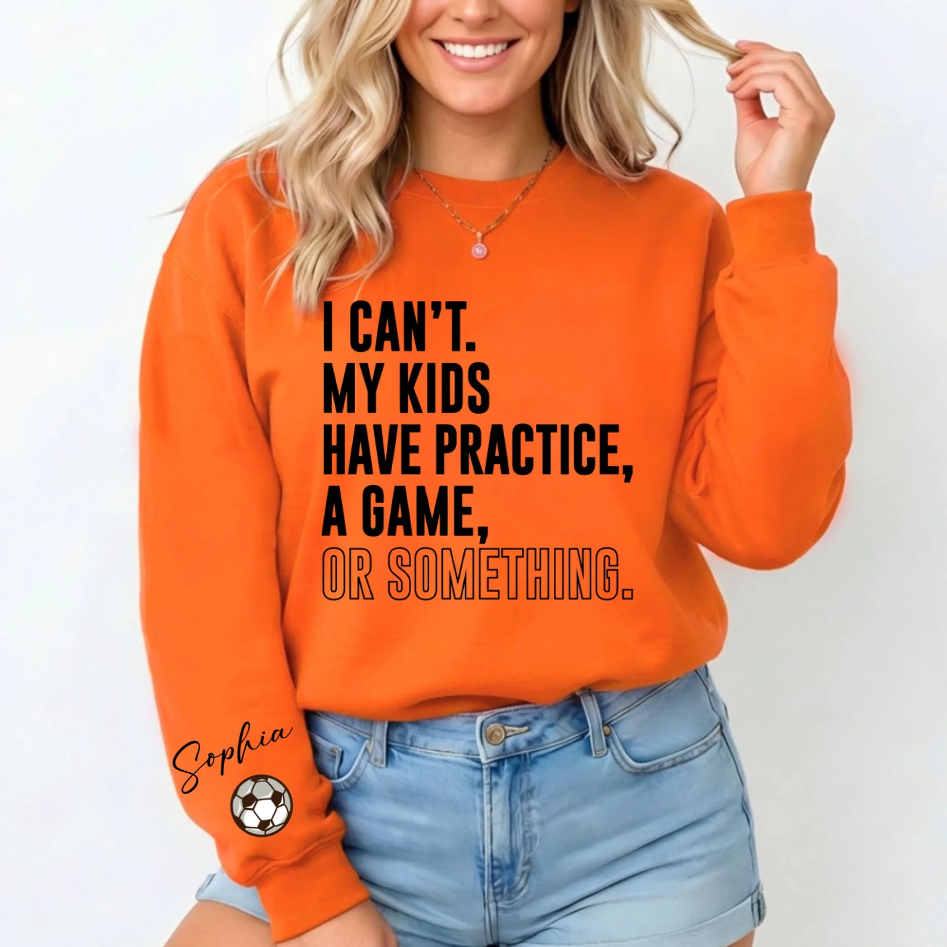 Orange-Sweatshirt