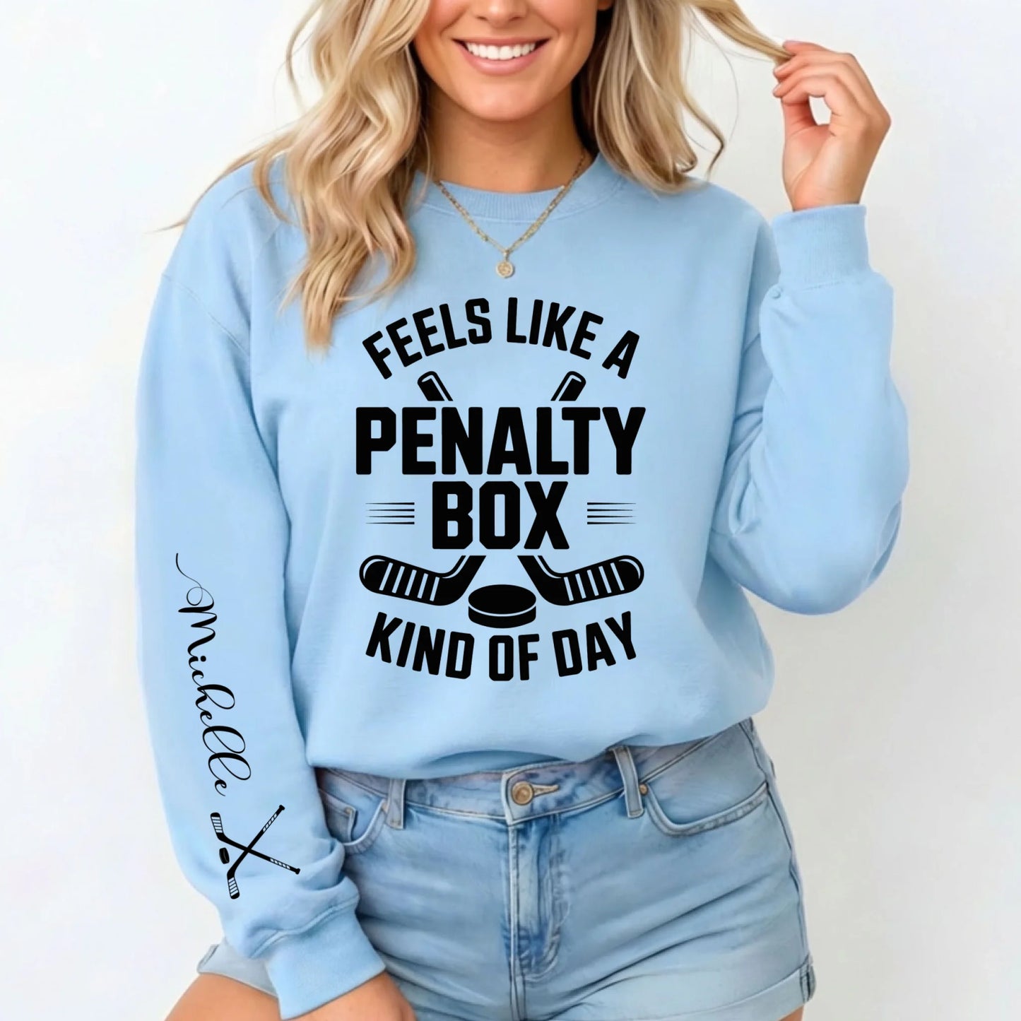 Light Blue Sweatshirt