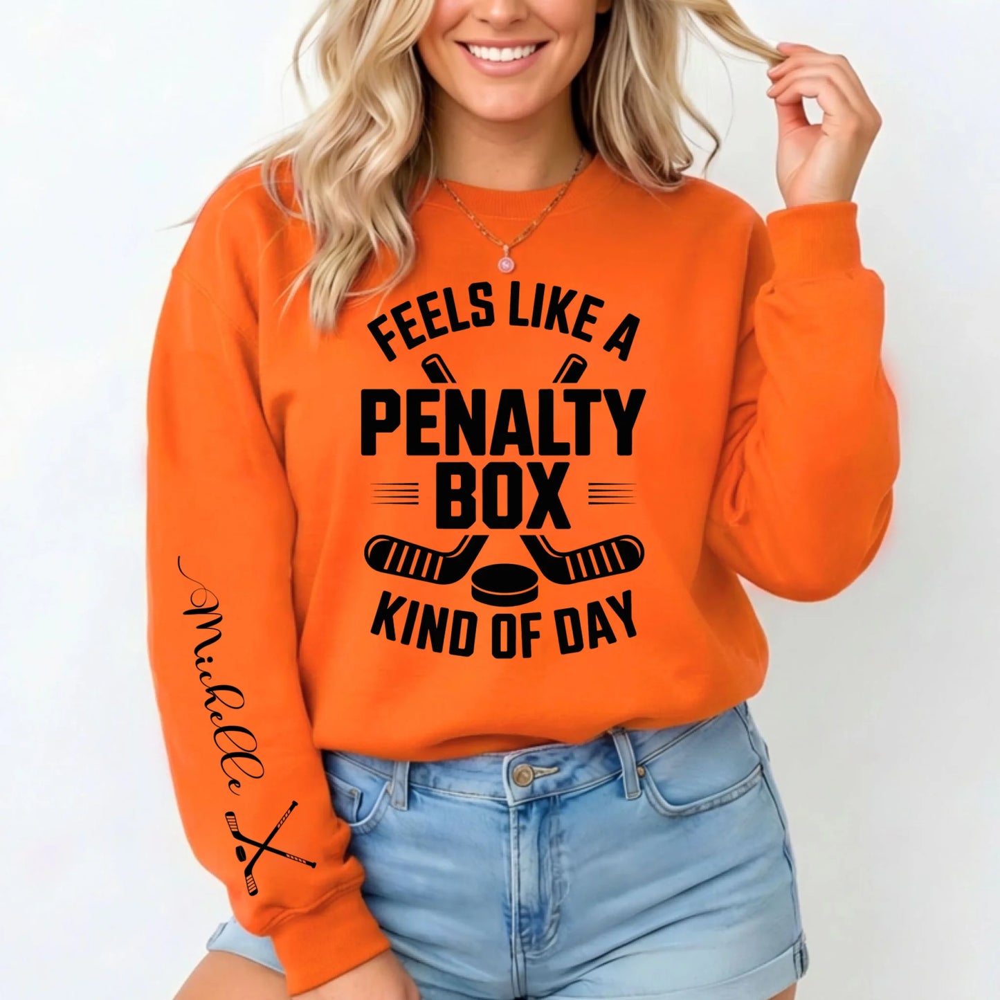 Orange-Sweatshirt