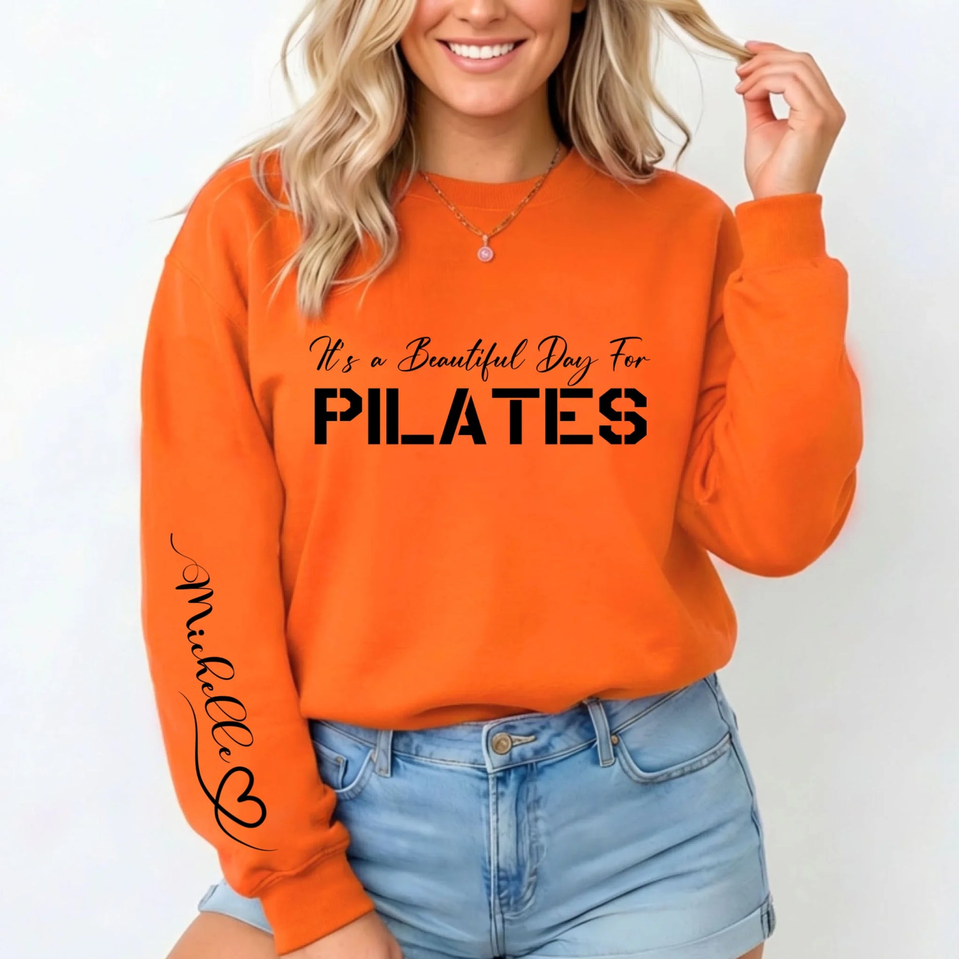 Orange-Sweatshirt