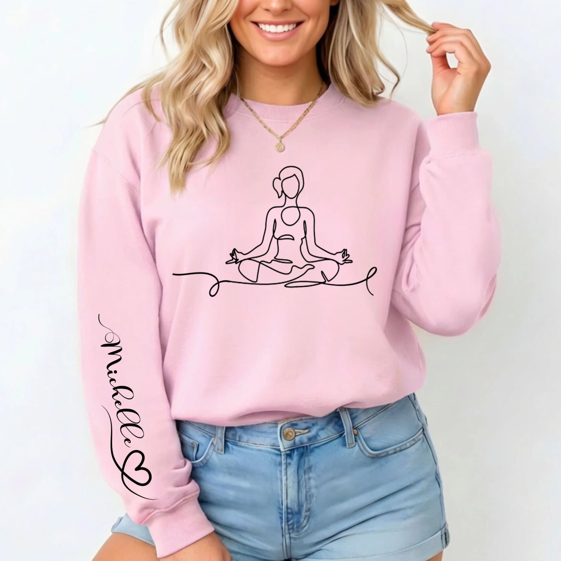Light Pink-Sweatshirt