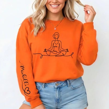 Orange-Sweatshirt