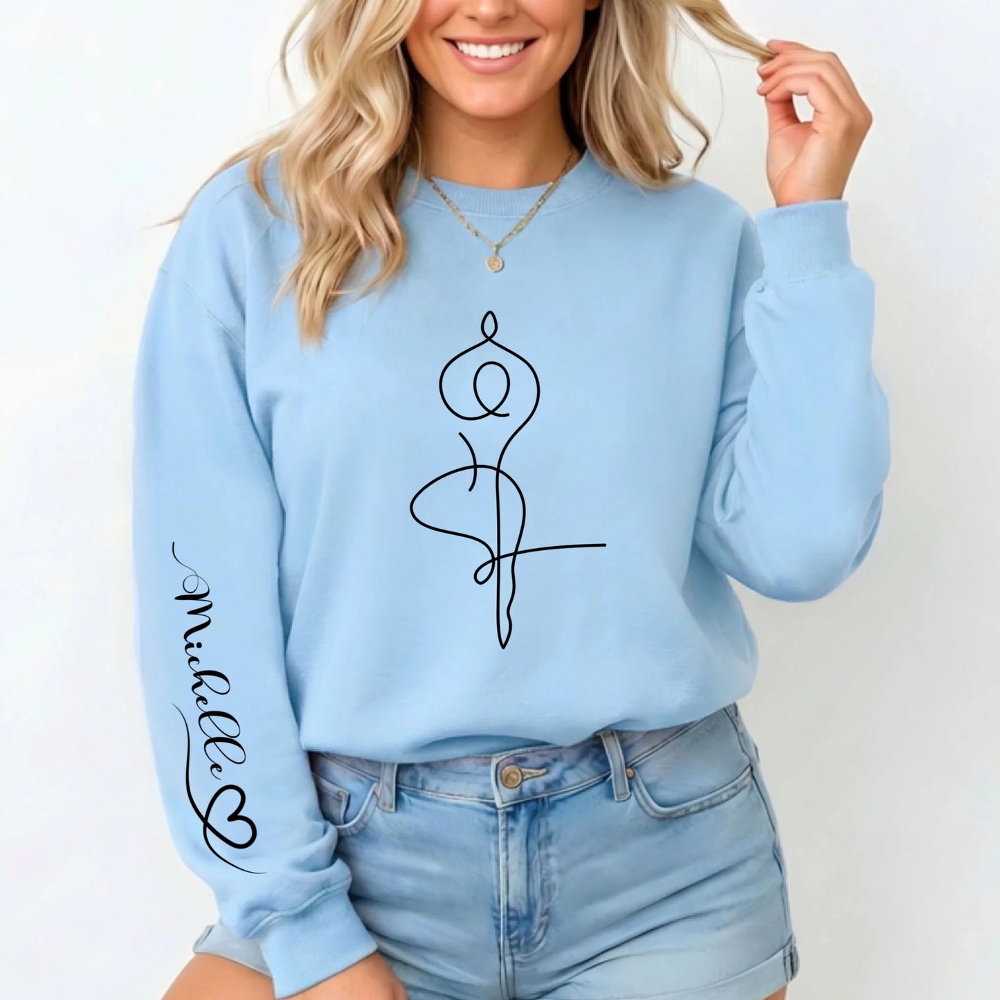 Light Blue Sweatshirt