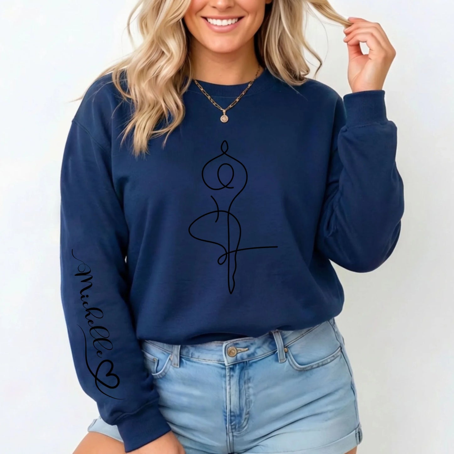 Navy-Sweatshirt