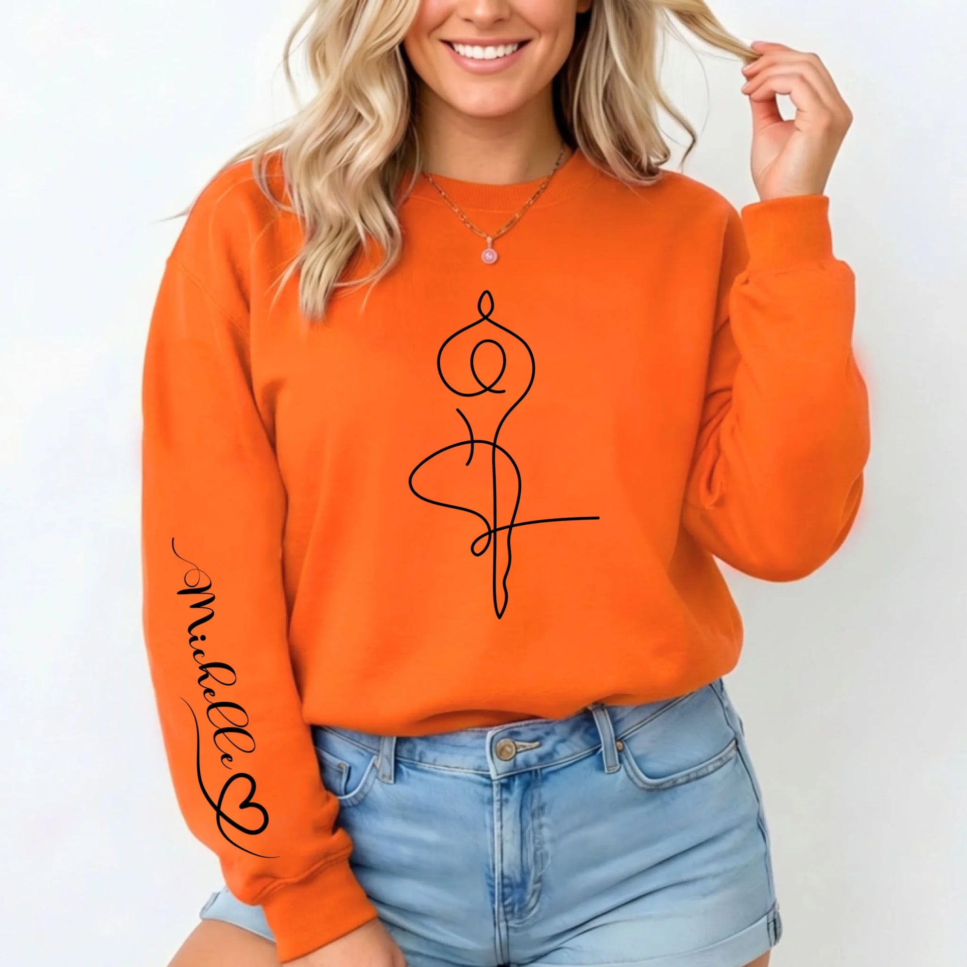 Orange-Sweatshirt