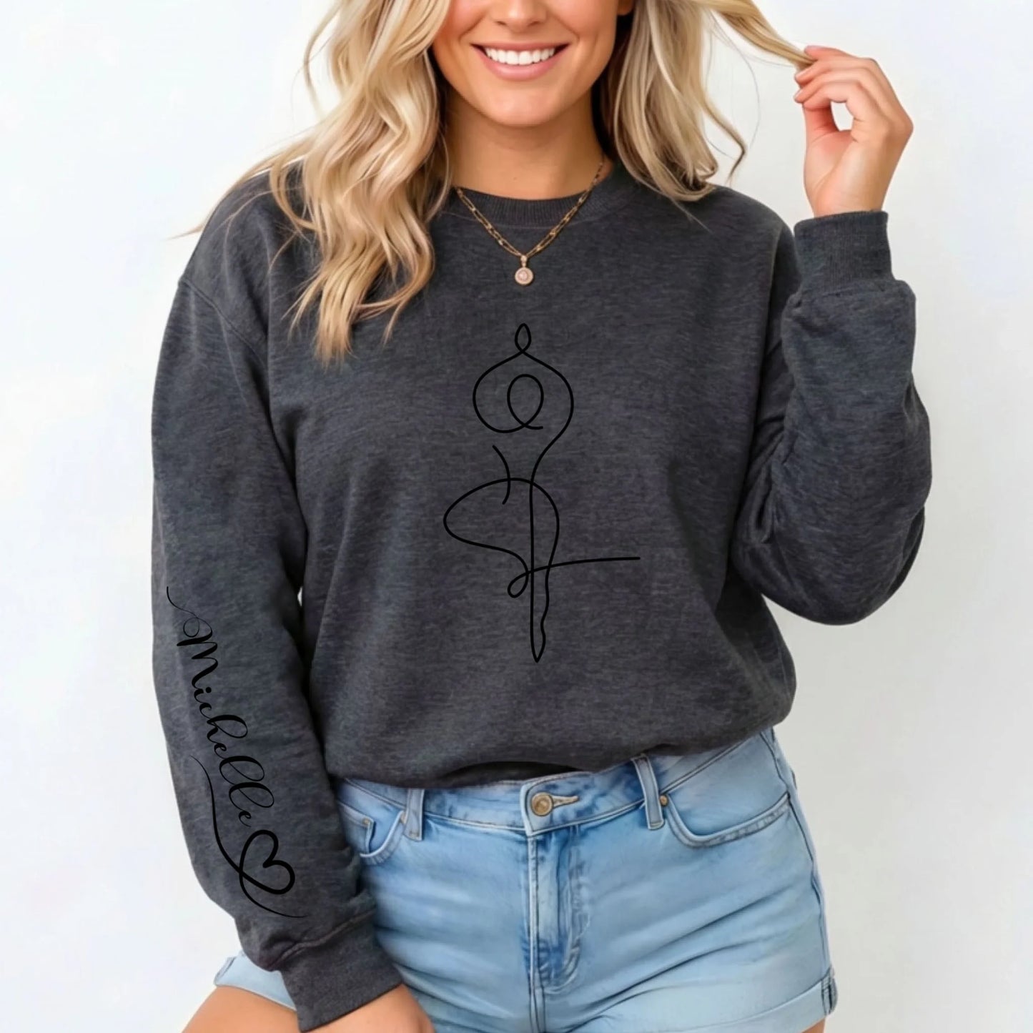 Dark Heather Grey Sweatshirt