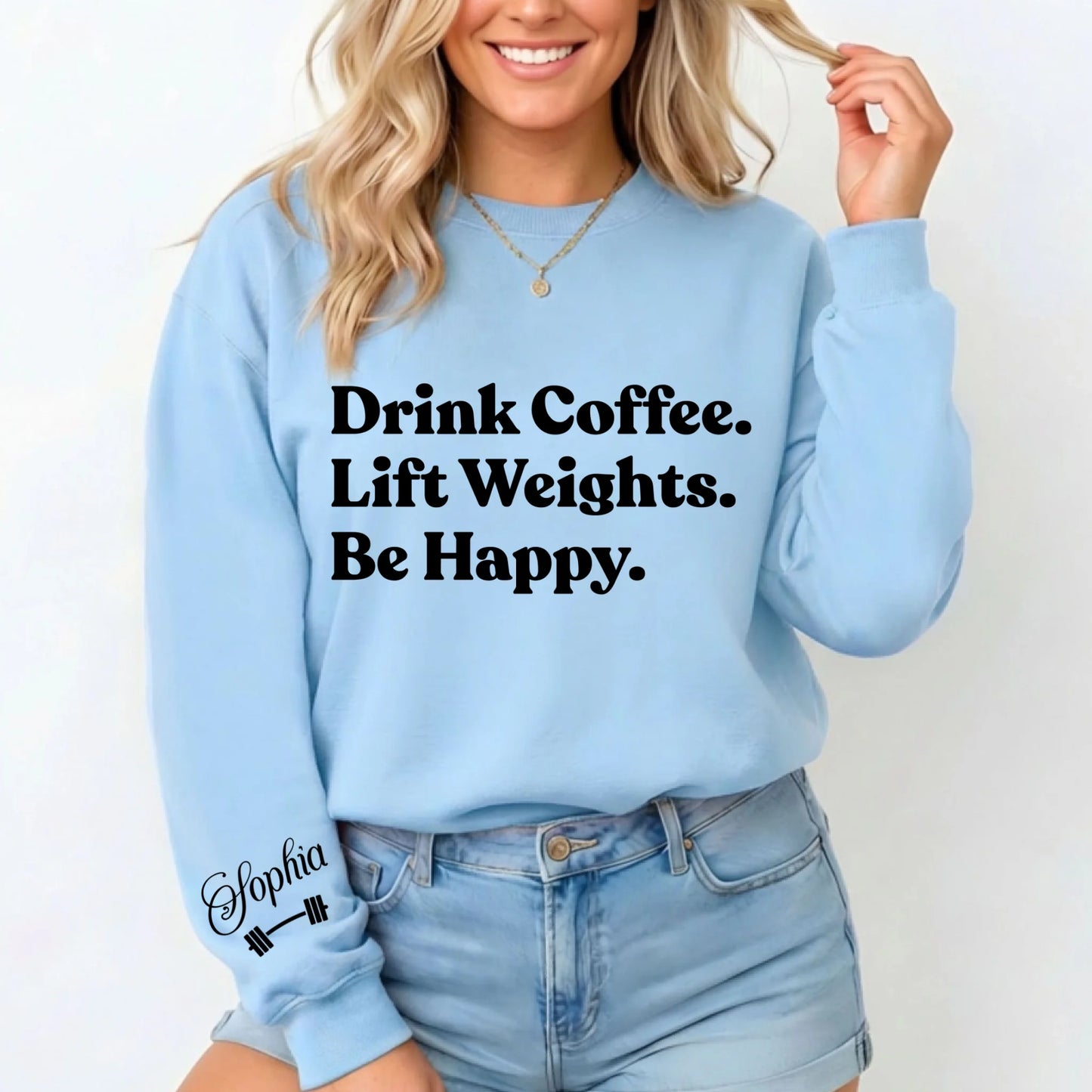 Light Blue Sweatshirt