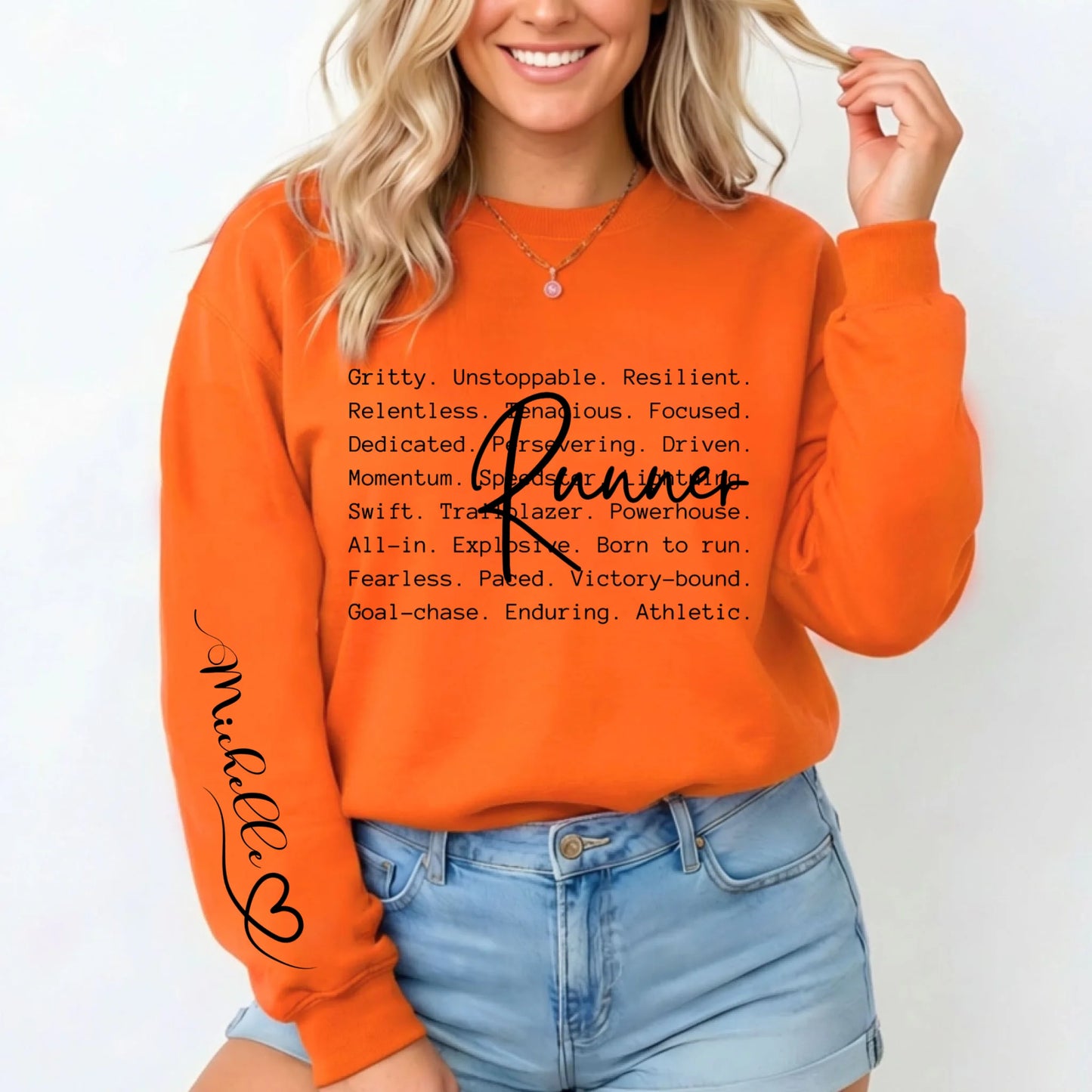 Orange-Sweatshirt