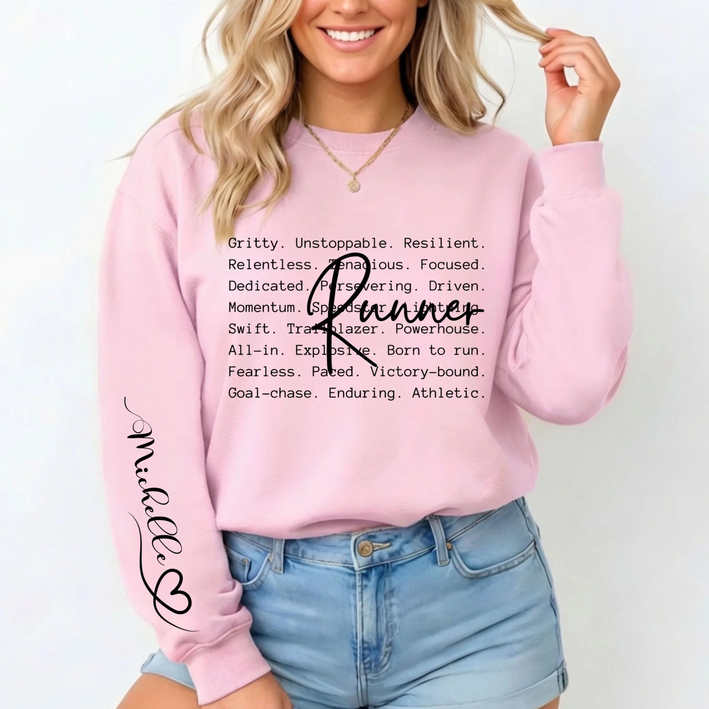 Light Pink-Sweatshirt