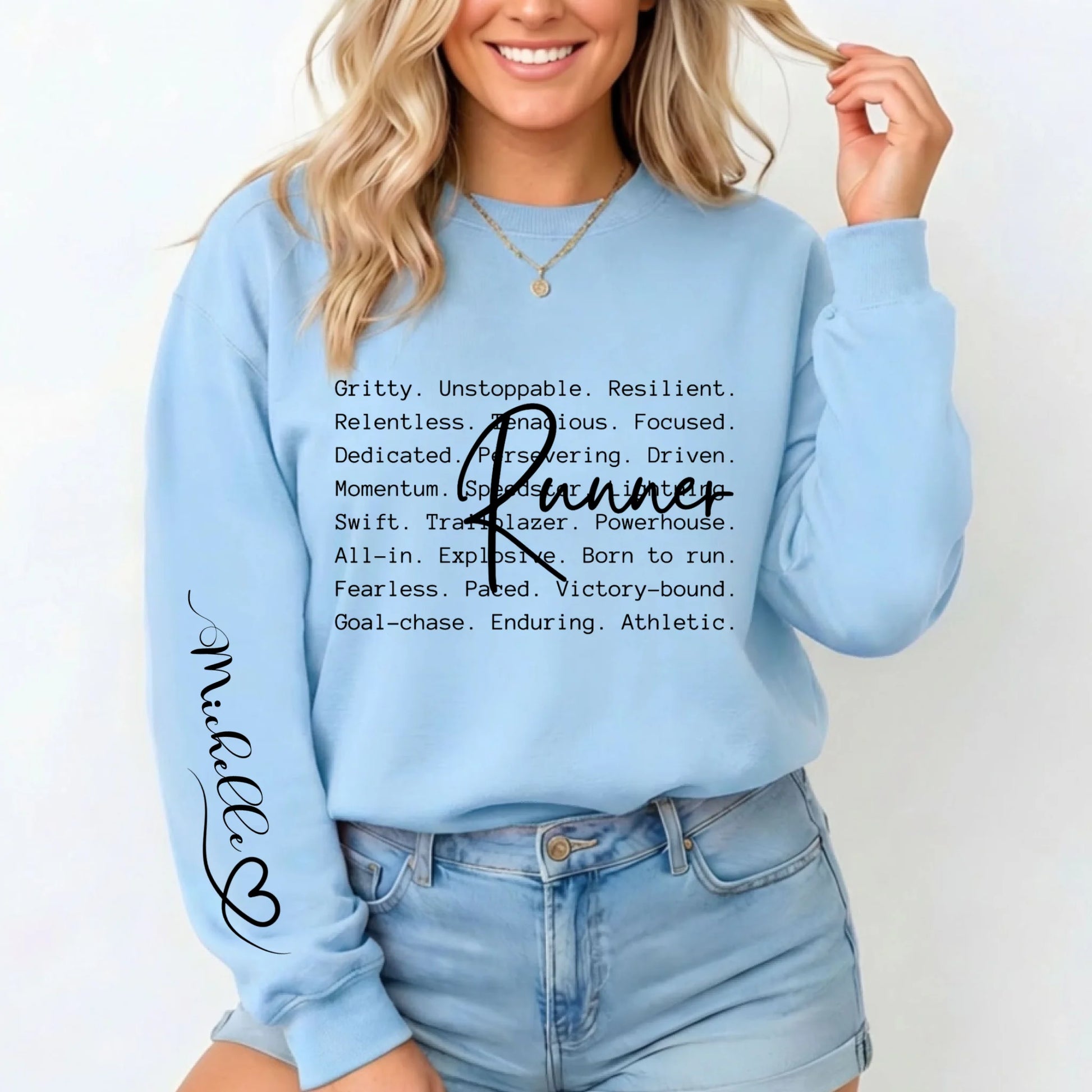 Light Blue Sweatshirt