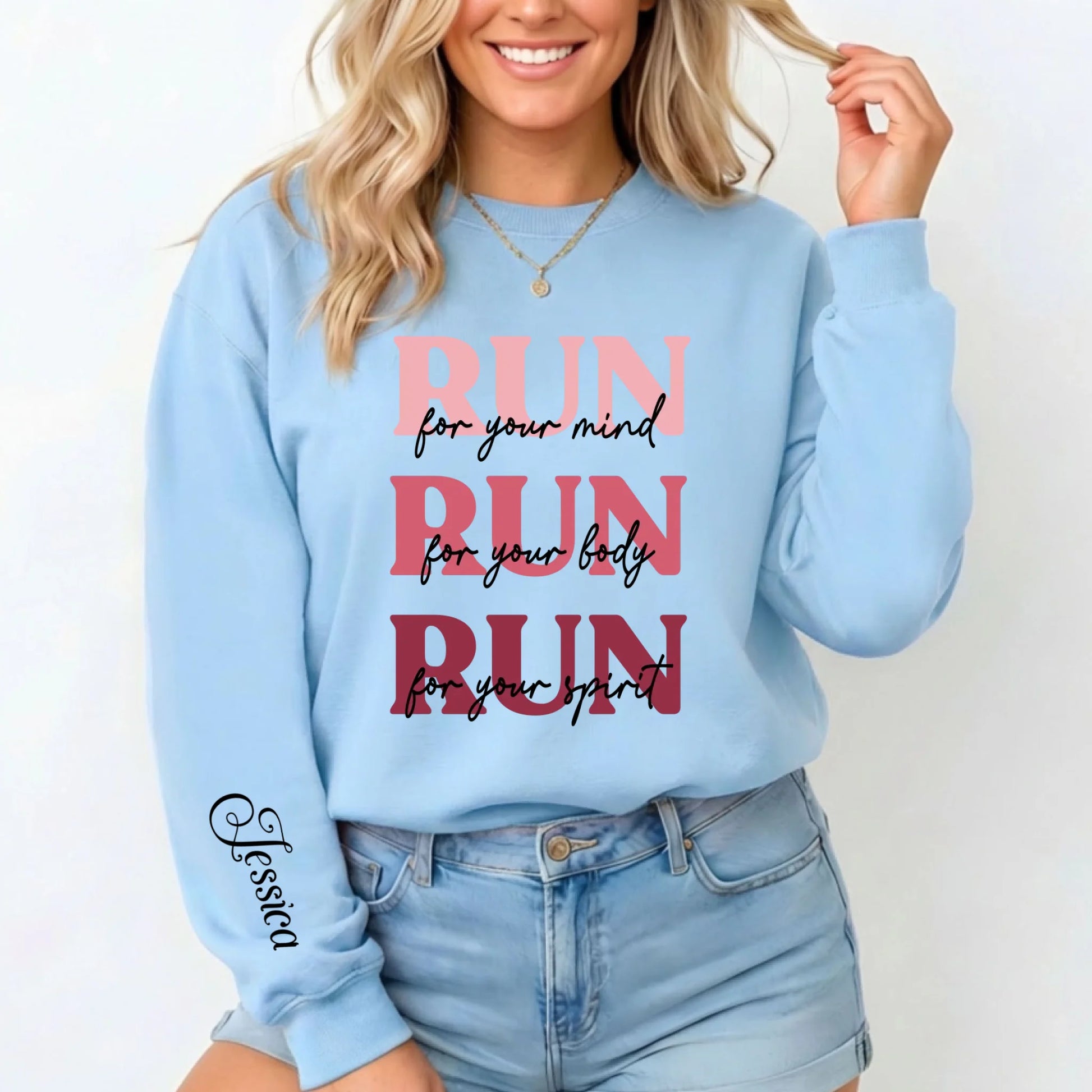 Light Blue Sweatshirt