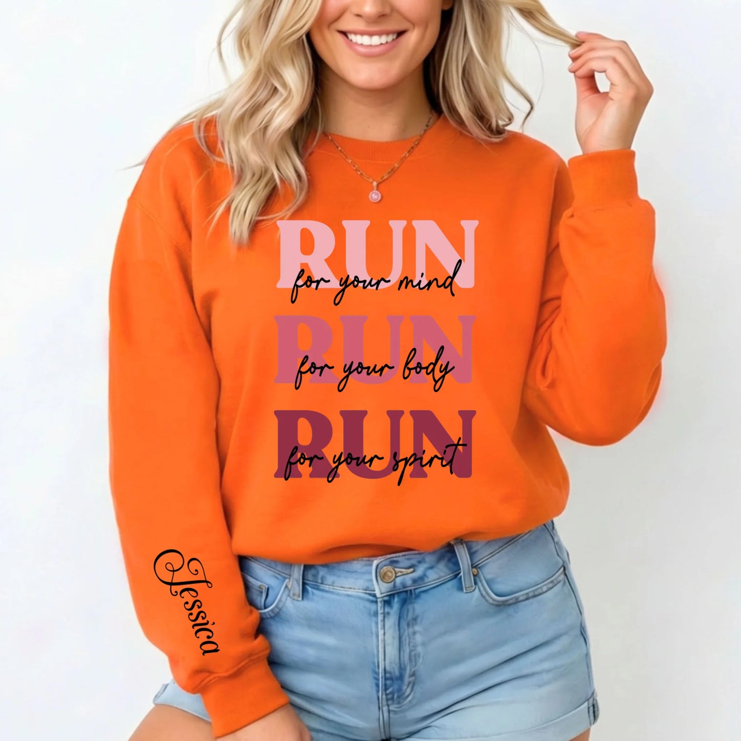 Orange-Sweatshirt