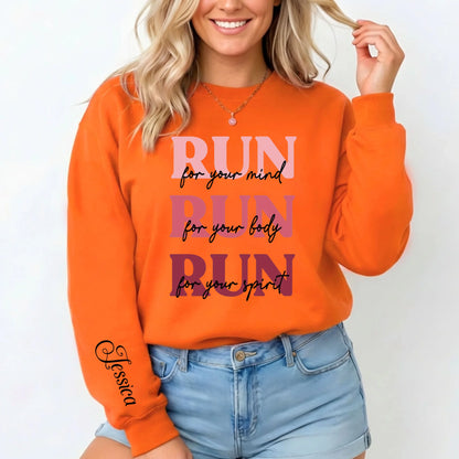 Orange-Sweatshirt