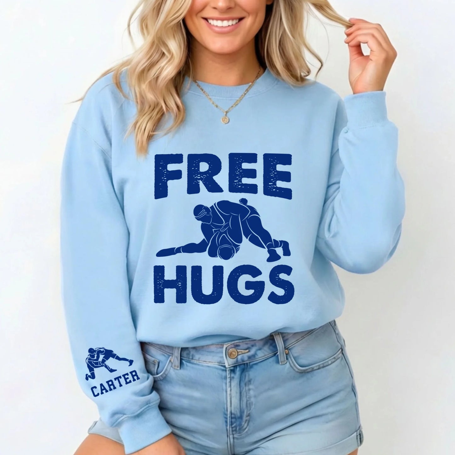 Light Blue Sweatshirt
