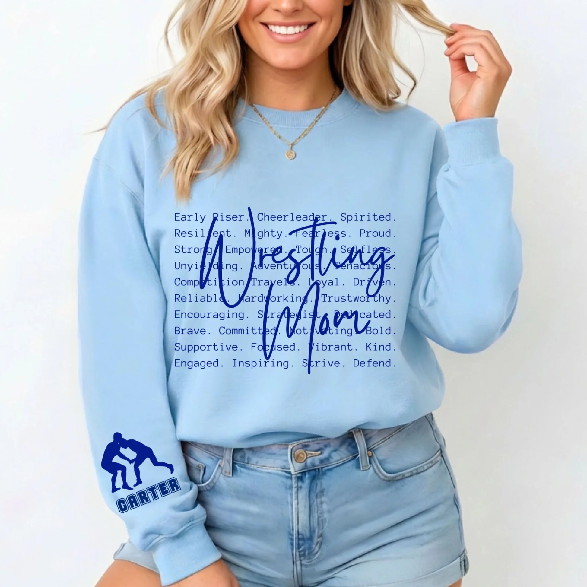 Light Blue Sweatshirt