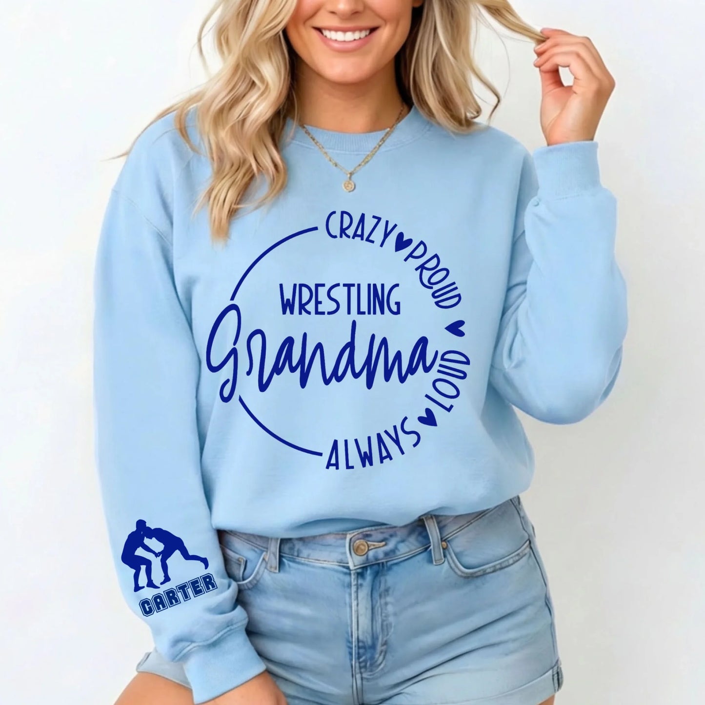 Light Blue Sweatshirt