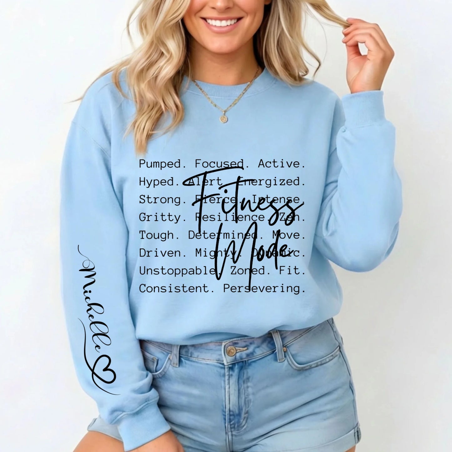 Light Blue Sweatshirt