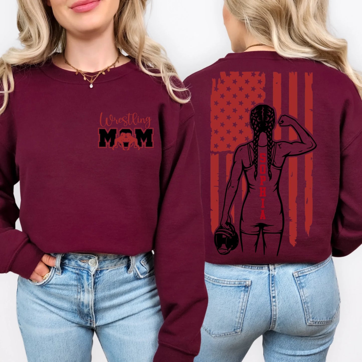 Maroon-Sweatshirt