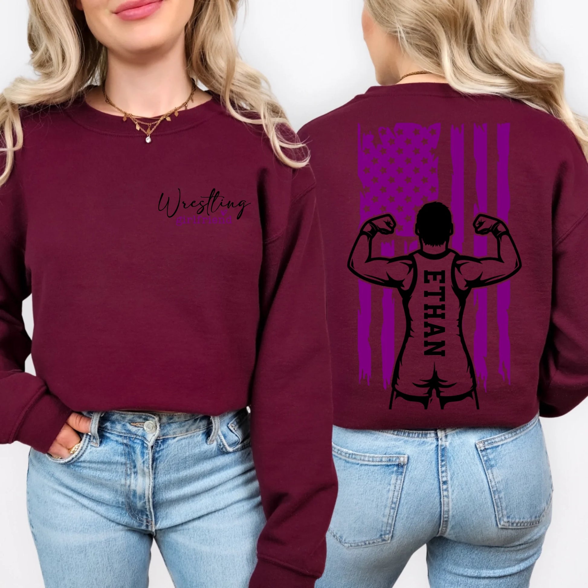 Maroon-Sweatshirt