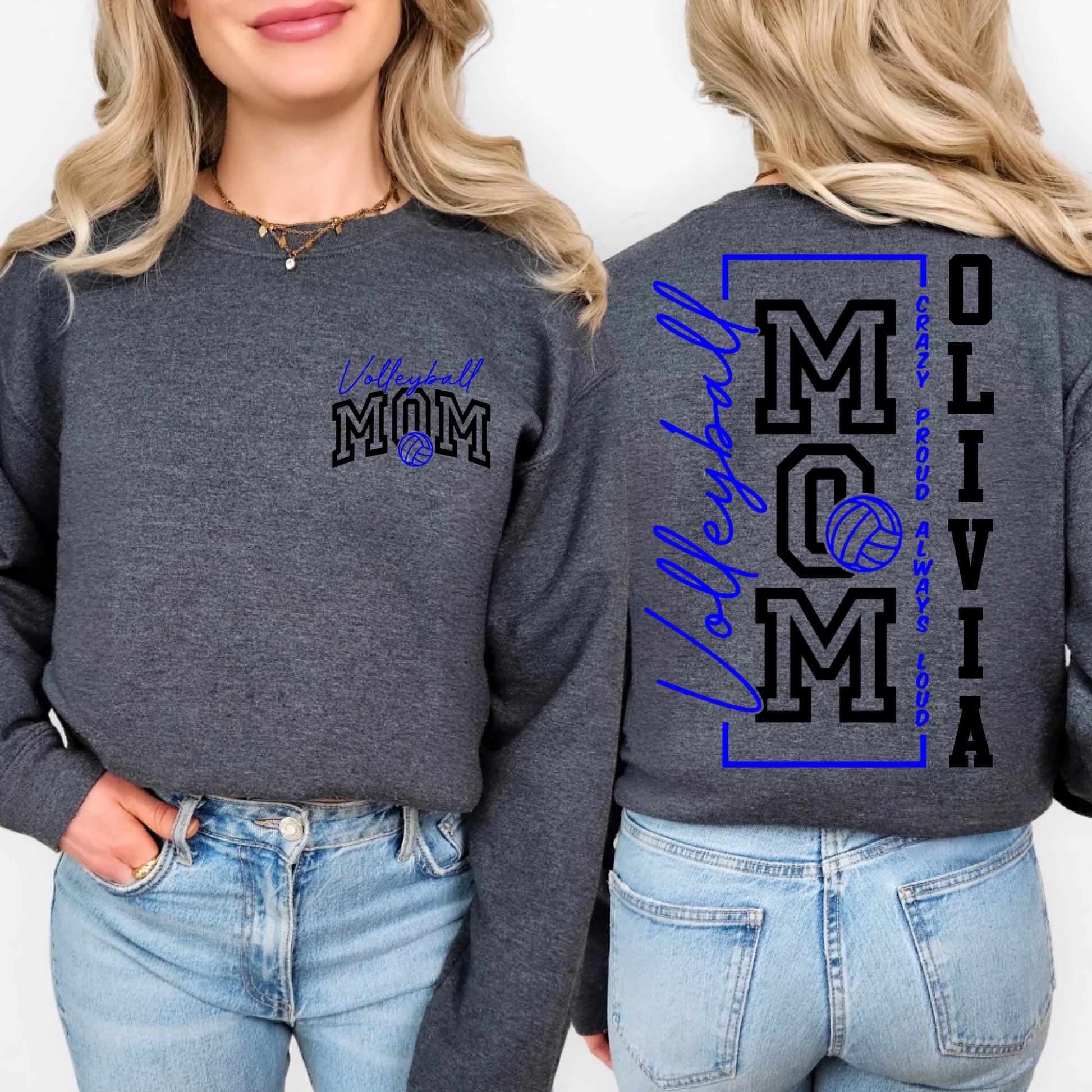 Dark Heather Grey Sweatshirt