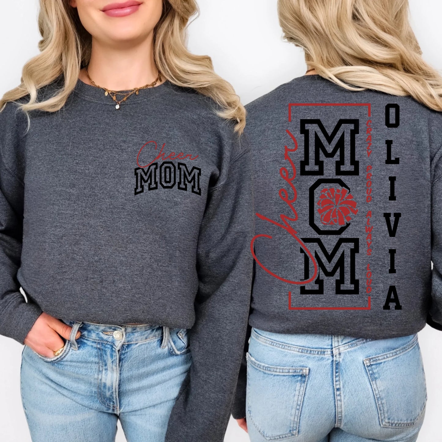 Dark Heather Grey Sweatshirt