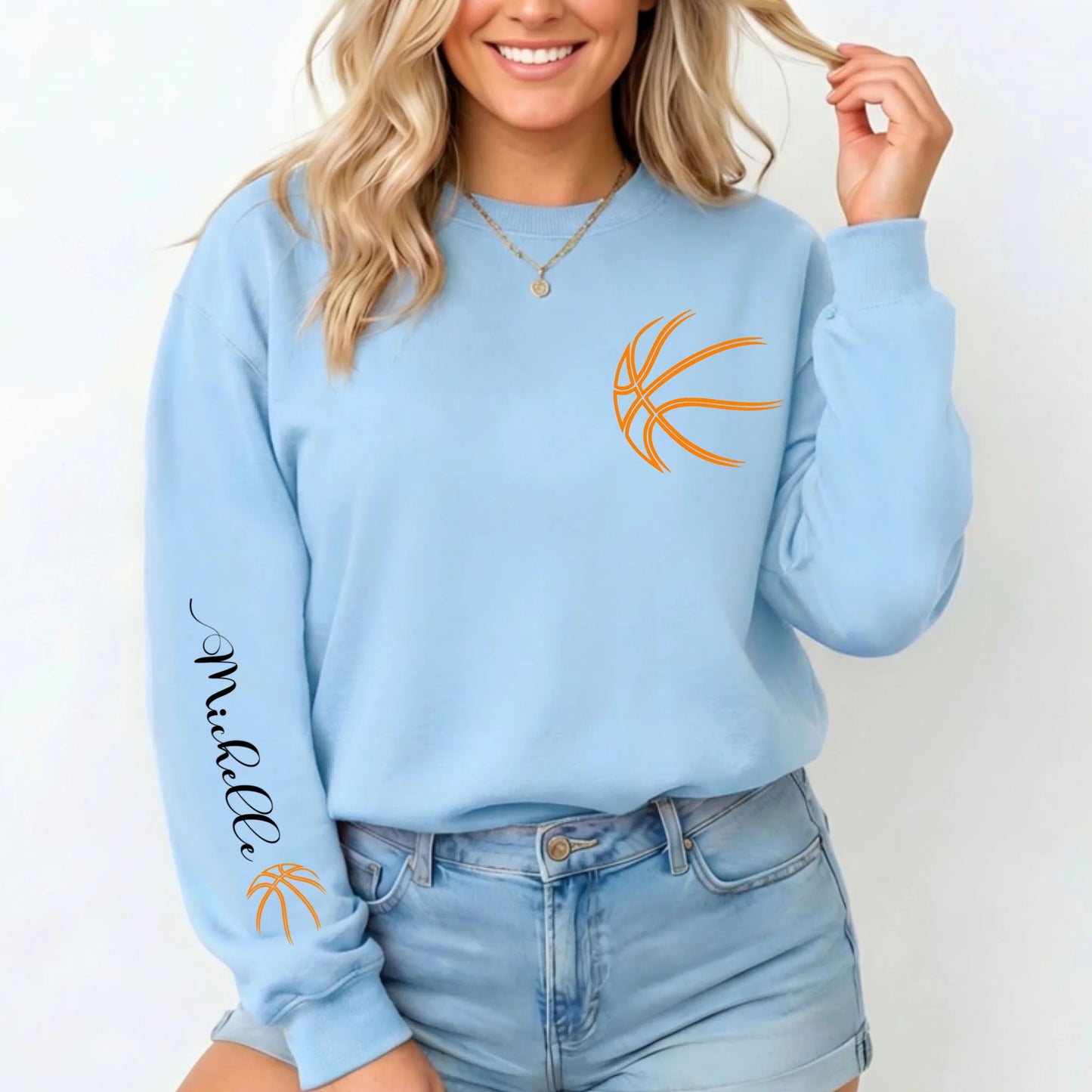 Light Blue Sweatshirt