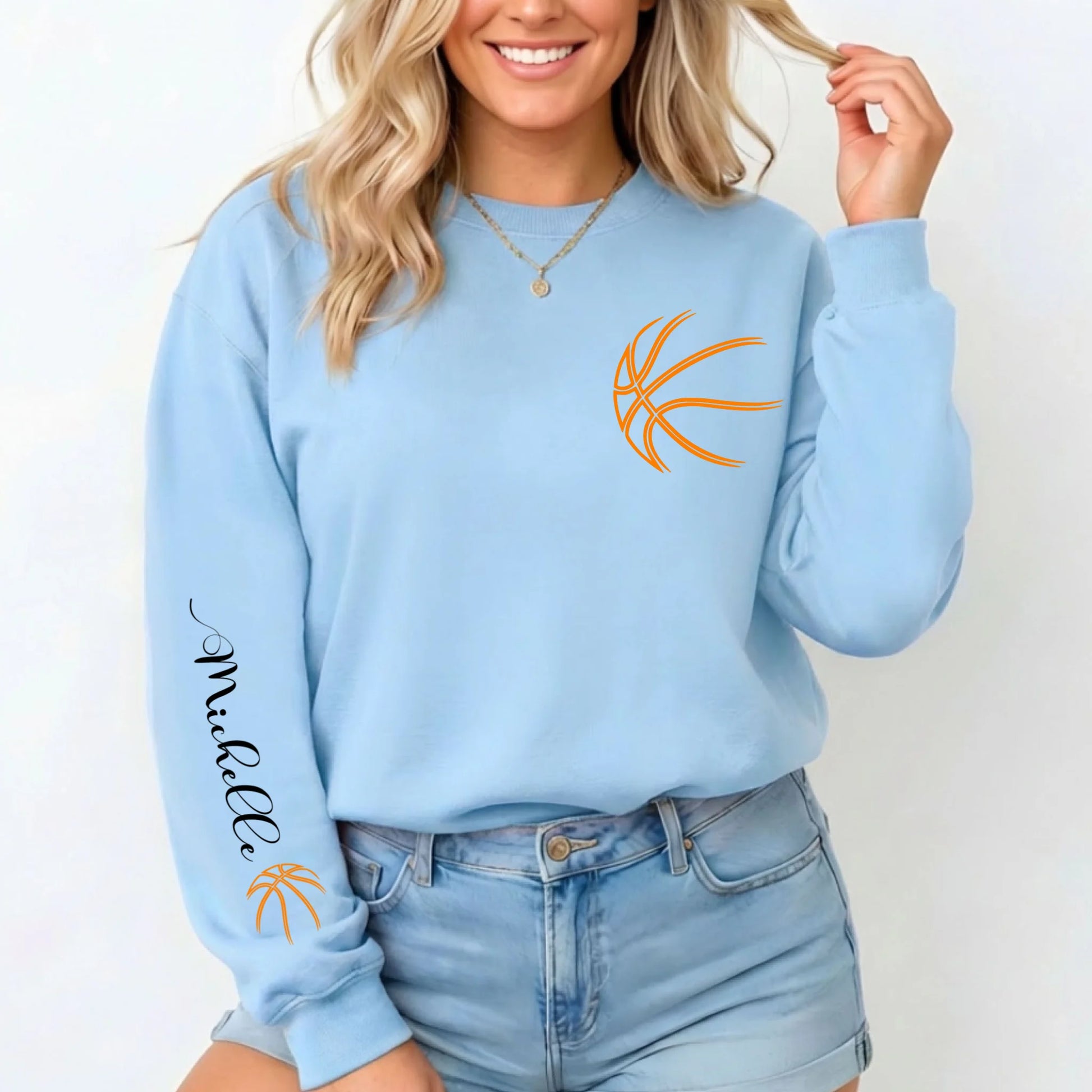Light Blue Sweatshirt
