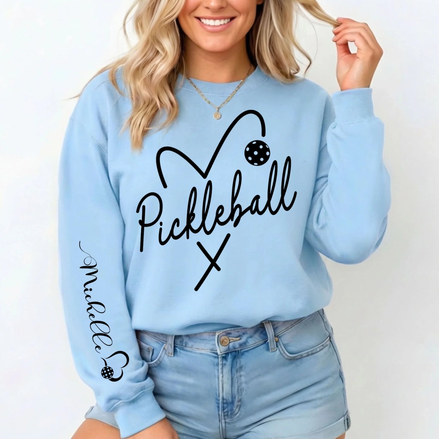 Light Blue Sweatshirt