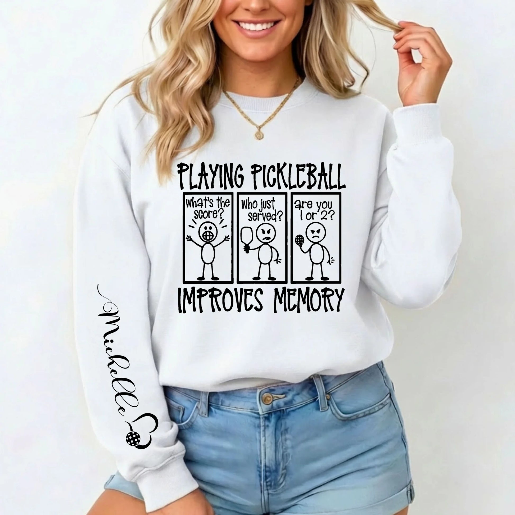 White Sweatshirt