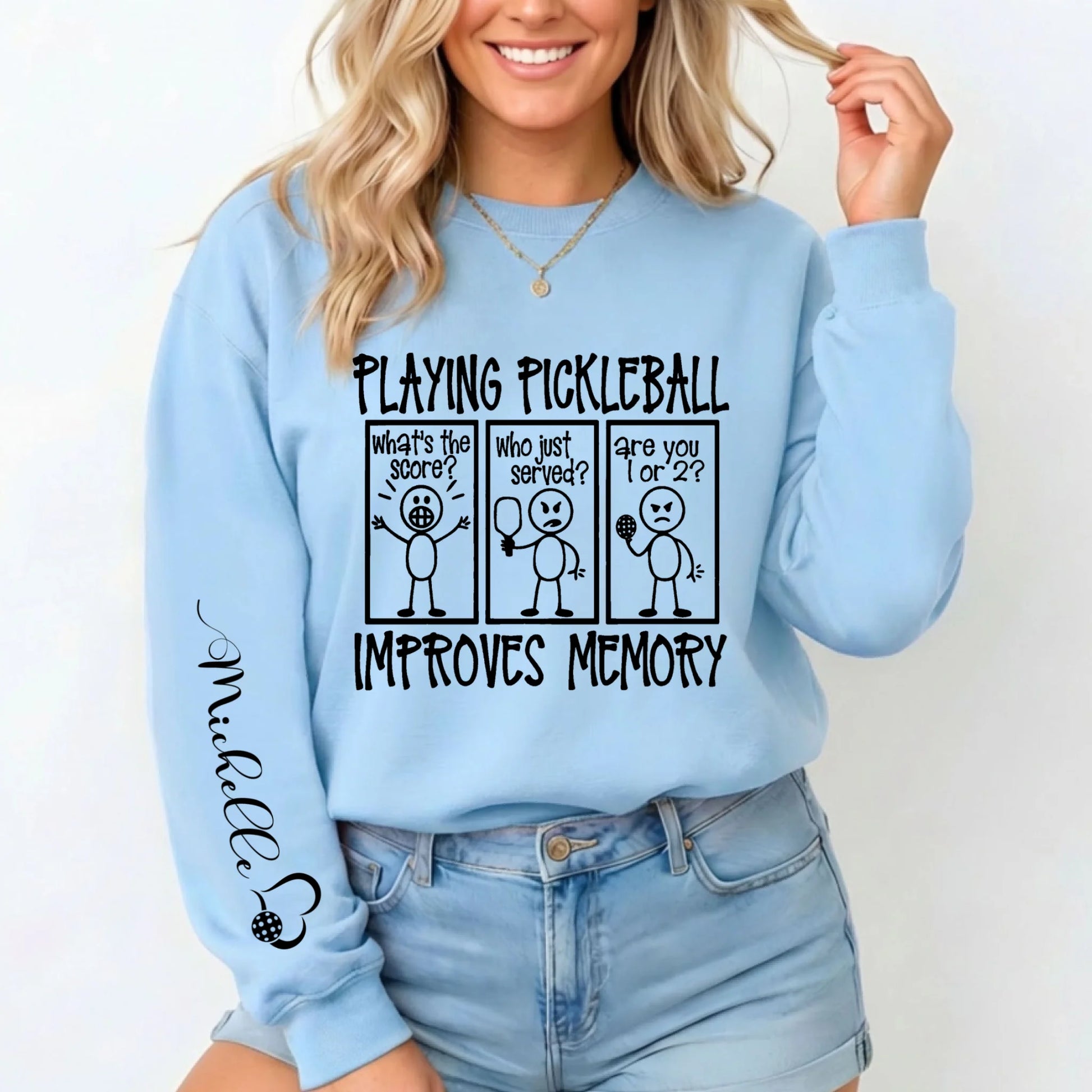 Light Blue Sweatshirt